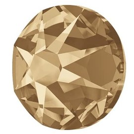 Star Bright Flatback Rhinestones 2088 - Choose Your Size - Color: Crystal Golden Shadow - 144 Pieces (SS20 (4.60mm - 4.80mm))