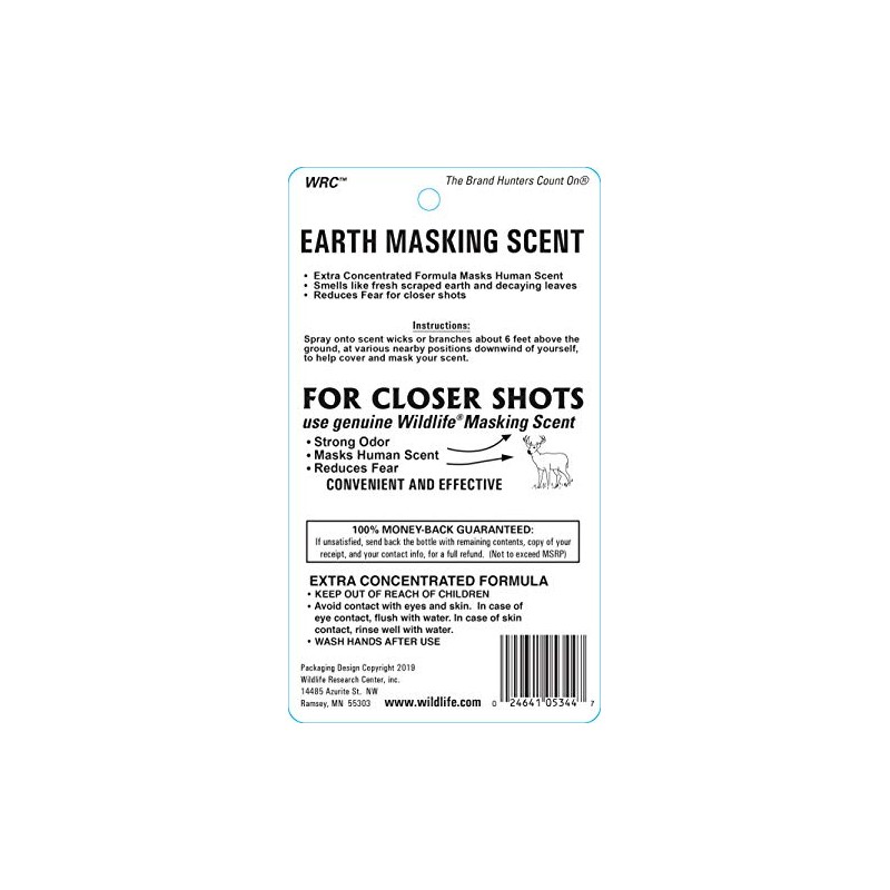 Wildlife Research Center X-tra Concentrated Earth Masking Scent