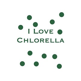 Chlorella - I love Chlorella, Algae, 120 Pages, lined, 6x9, notebook, notepad, write down your personal detox progress,