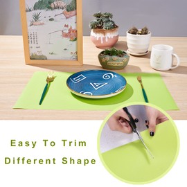 Rxemohesuoh Original Non-Slip Drawer and Shelf Liner,Eco-Friendly Materials,Non Adhesive,Powerful Grip,Soft Cut,Durable and Reusable,12IN x 10FT Roll,for Drawers,Shelves,Cabinets,Tables,Kitchen,Green