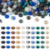 Cheriswelry 300Pcs Natural Gemstone Beads Colorful Abacus Crystal Stone Beads