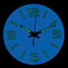 St. Leonhard Wall Clock Visible at Night: Radio-Controlled Wall Clock