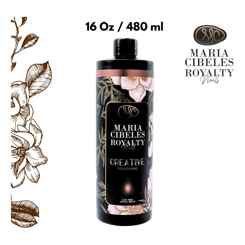 Monómero 16oz, Líquido Acrílico, Frutos Rojos. Mc Royalty