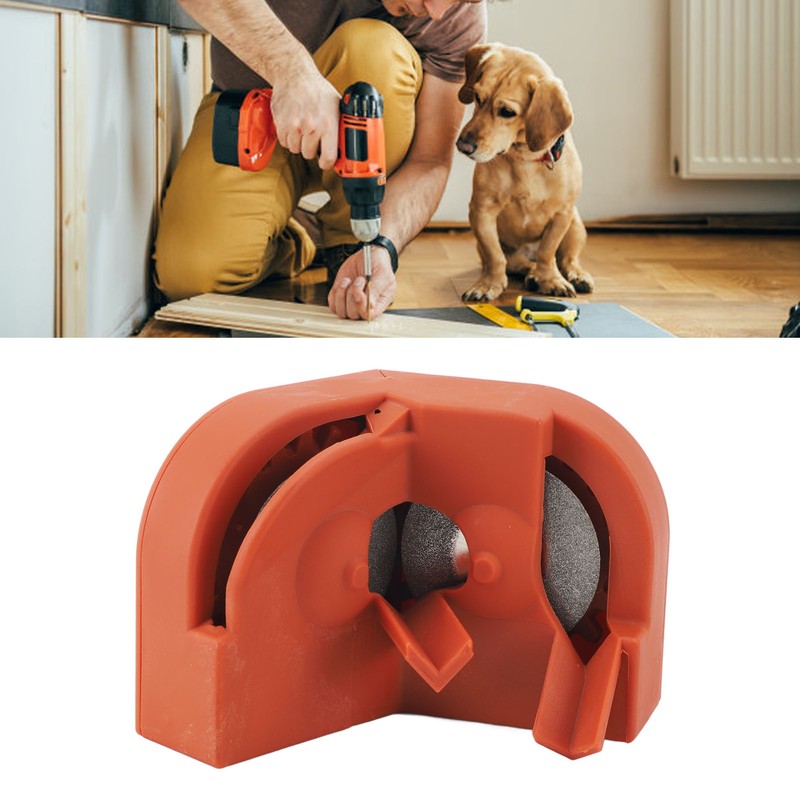 Drill Bit Sharpener Orange Portable Multipurpose Drill Bits Grinding Sharpener