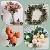 EDu Craft Wire, Artificial Flowers, 50 pieces, Flower Wire, Paper-wrapped