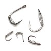 Youngy 100Pcs Fishing Hook Spring Fishing Hook Steel Swivels Spring