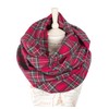 Plaid Infinity Scarf (Red Royal Stewart Tartan)