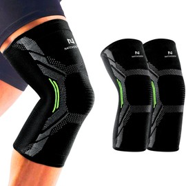 NativoDex Stabilizing Knee Support for Meniscus and Ligaments, Non-Slip, Compression Knee Brace for Men and Women