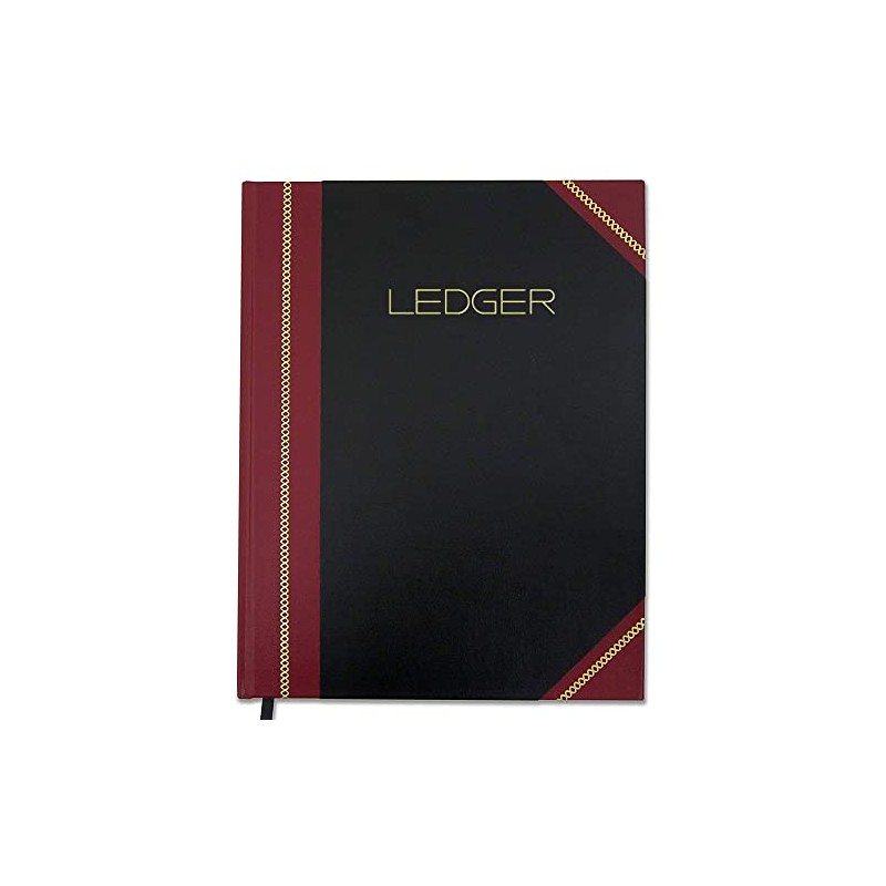 BookFactory Ledger Book/Professional Accounting Ledger/4 Column/Four Columns Notebook- 300 Pages,