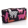 Llama Pencil Case Large Capacity Canvas Pen Bag Pouch Stationary