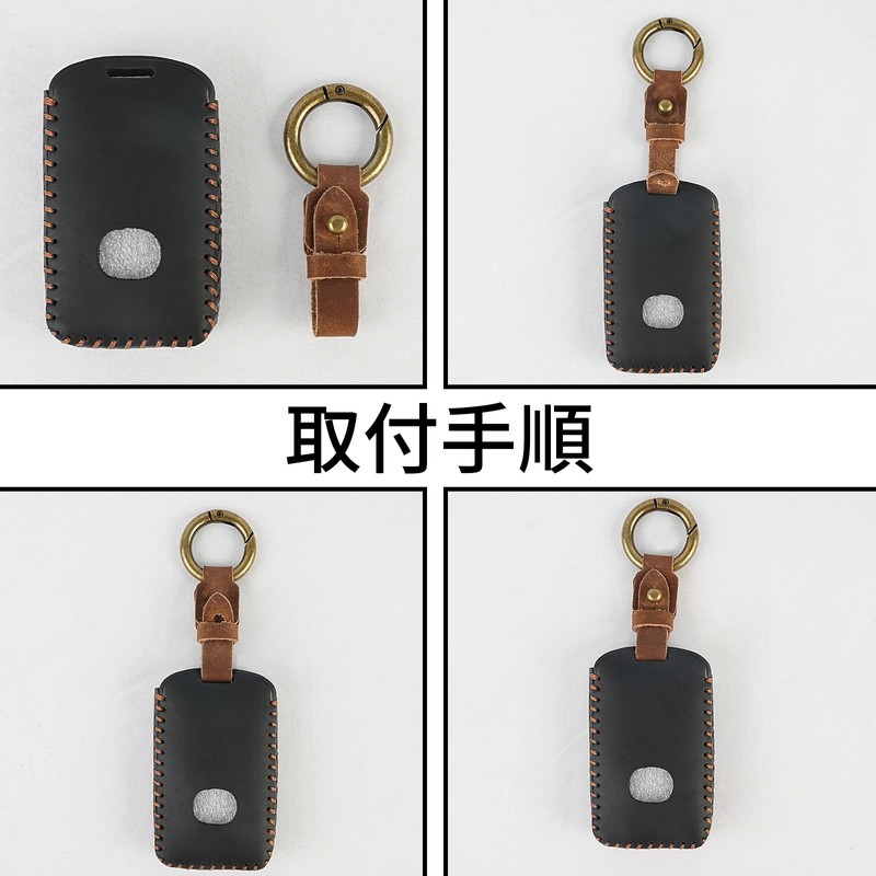 [COM4SPORT] Mazda Key Case Genuine Leather CX5 Roadster Leather Key