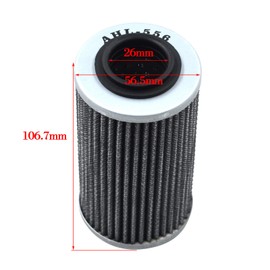 AHL Motorcycle Oil Filter for SEA DOO GTI SE 155 1494 2008-2014 / GTI SE 130 1494 2008-2014 / GTI 130 1503 2015 (PACK OF 2)