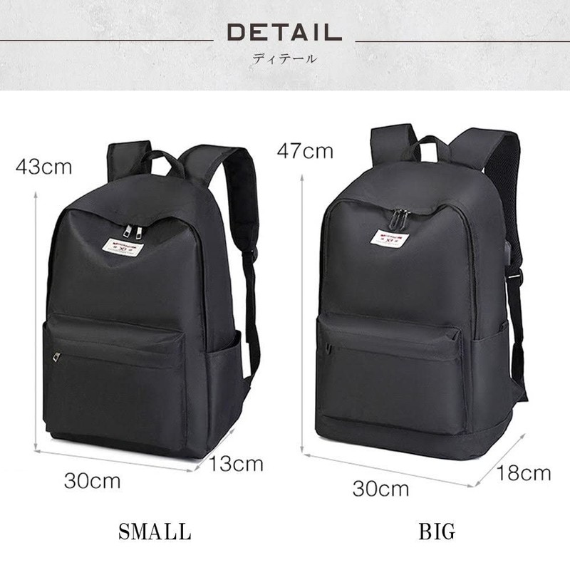 BIG BRIDGE Backpack, Men's, Women's, Business, School, Commute, Large Capacity,