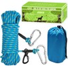 Dog Tie Out Cable for Camping - 50ft/70ft/100ft Portable Reflective