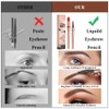Eyebrow Pencil with 4 Tips Micro Head, Eyebrow Pencil Micro