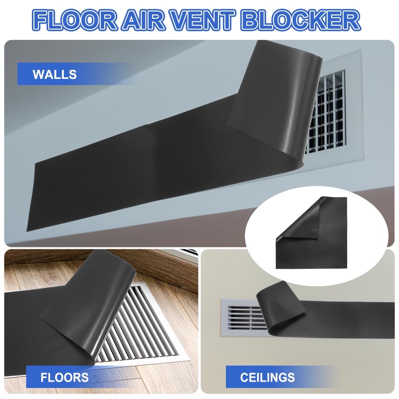 PATIKIL Square Magnetic Vent Covers 14x14 Inch, Floor Air Vent