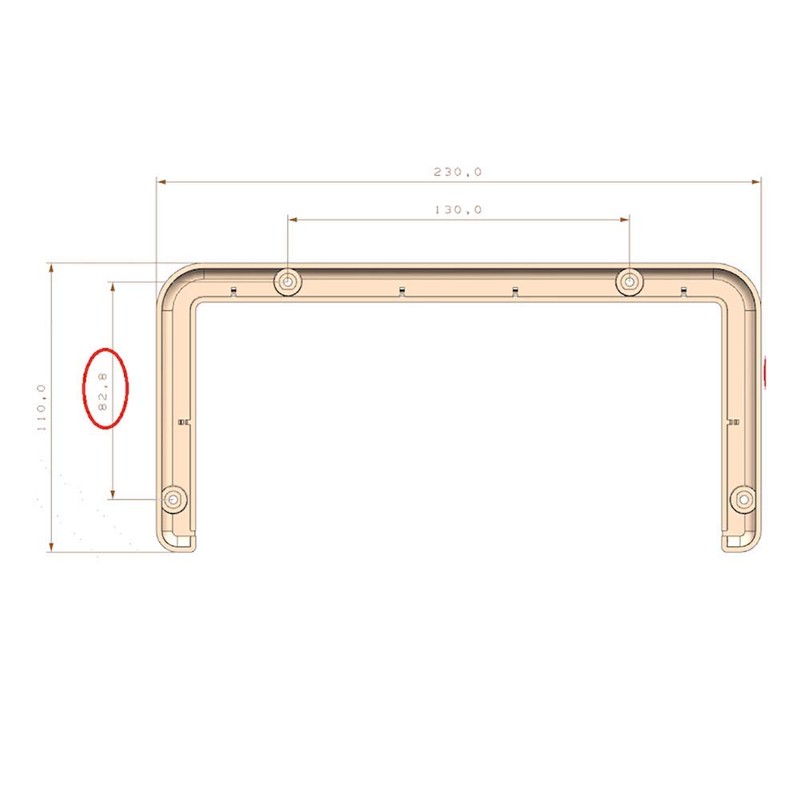 Framed Stretch Mesh Net Pocket for Auto, RV, or Home