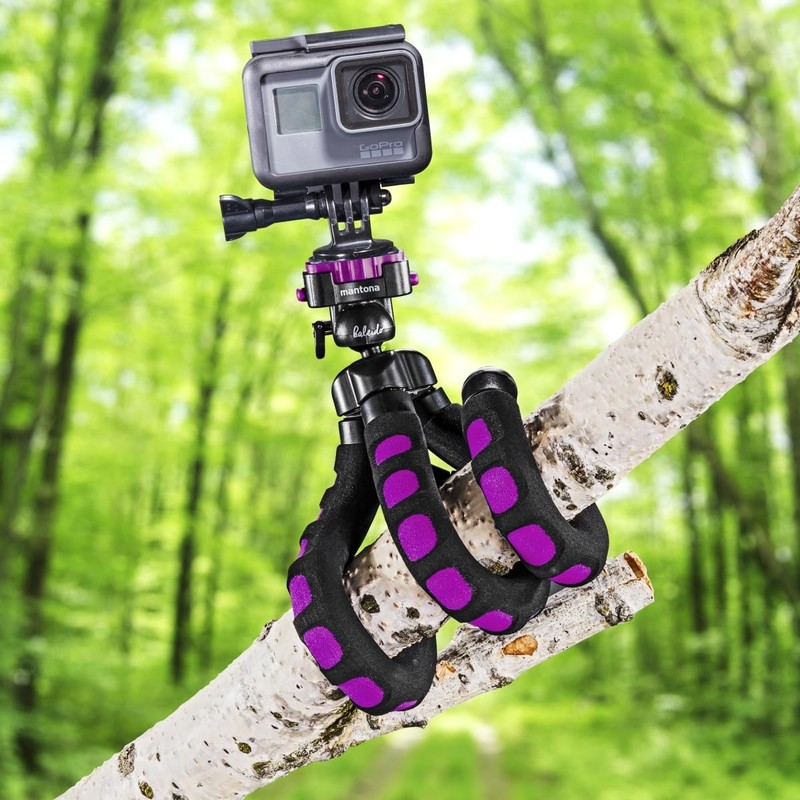Mantona Kaleido Flex Photo/Tabletop Travel Tripod with Ball Head with