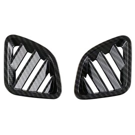 Riloer Car Accessories Carbon Fiber Front Top Small Air Vent Cover Trim For BMVV Mini Clubman F54 2022