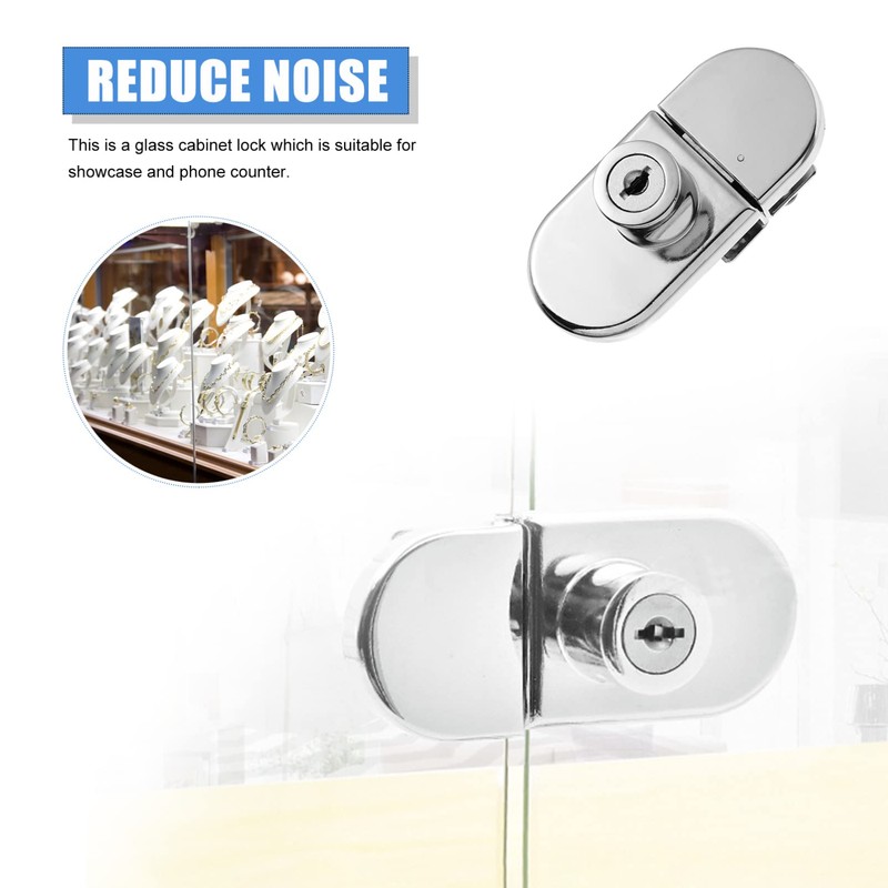 Operitacx 1Pc Glass Cabinet Lock Durable Showcase Lock Easy Install