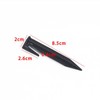 heyous 100PCS Black Plastic Ground Pegs 85x20x4mm Garden Boundary Markers