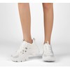 LUCKY STEP Women 90S Chunky Platform Rhinestone Sneakers-Casual Lace-Up Walking