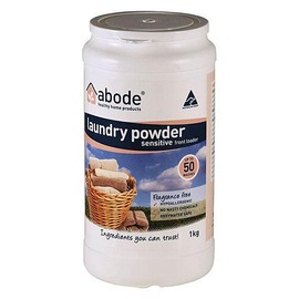 Abode Laundry Powder Front and Top Loader Sensitive (Zero) 1kg