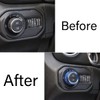 CGEAMDY 4 Pieces Car Air Conditioning Button Cover, Volume Control