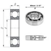 ACROPIX 6307 Deep Groove Ball Bearings P0 35x80x21mm Lubricated Bearings