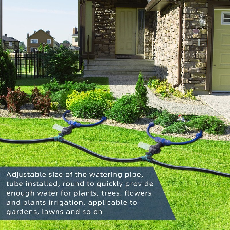 360° Tree Water Sprinkler,Tree Root Watering Tool,Water Ring Sprinkler Irrigation