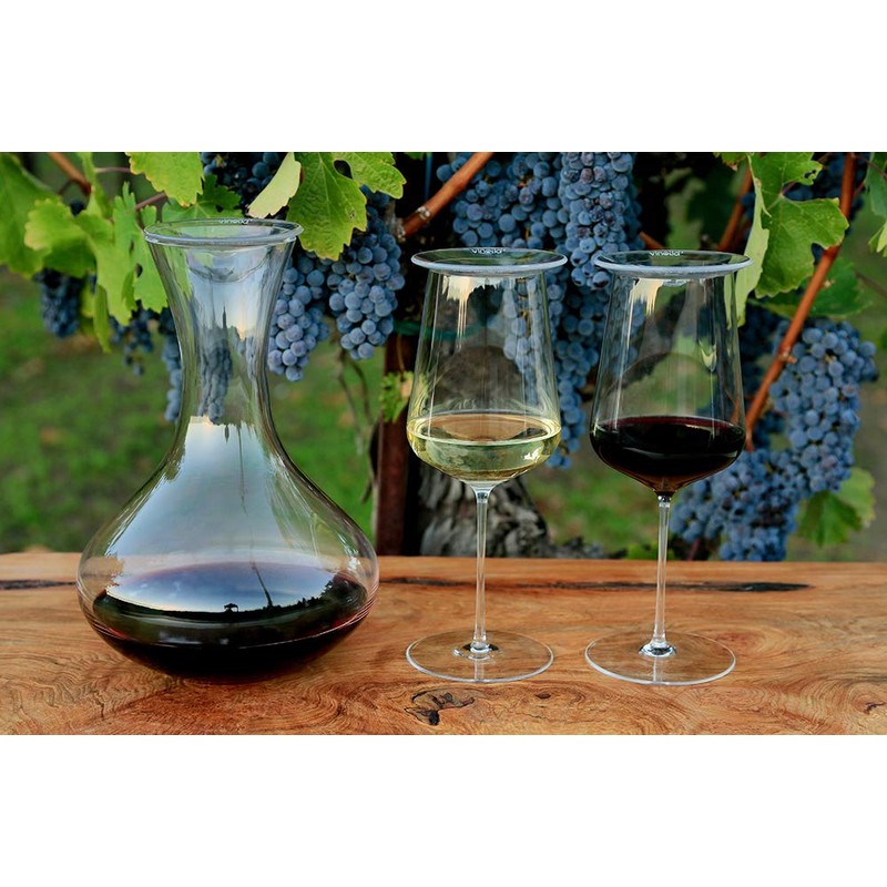 vinolid Wine Glass Cover - 4 Pack