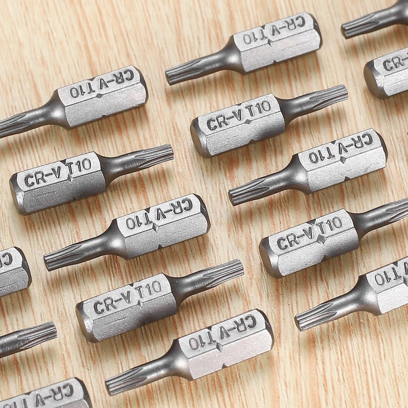 for Torx Bit, 30 Pcs T10 Torx Screwdriver Star Bit