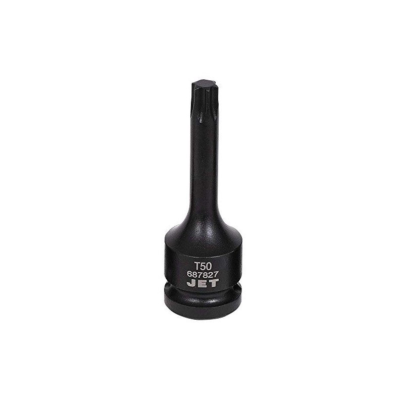 JET 687827-1/2-Inch Drive, T50, Torx Bit, 3" Length, T Impact