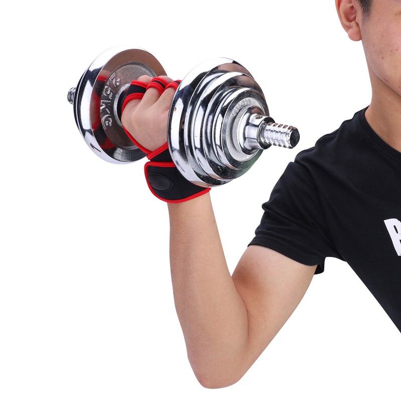1 Pair Anti skid Sports Weight Lifting Half Finger Protection