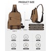 Messenger Bag for Men Small Sling Crossbody Backpack for Men