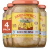 Manischewitz Gefilte Fish in Liquid Broth, 24 oz (4 Pack)