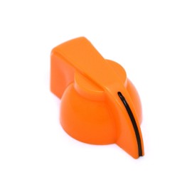 Aftermarket CHK-700RG (1) Orange Chicken Head Knob For 6mm Split Shaft Guitar/Bass/Am