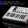 Arturia MiniLab 3 - Universal MIDI Controller for Music Production,