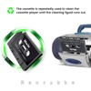 Mwin Audio Cassette Head Cleaner Tape w/ 1 Cleaning Fluids