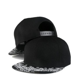 The largest selection Bandana Snapback Paisley Cap Bandana Snapback Cap, Black