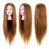 40% Real Human Hair Mannequin Head Hairdresser Training Head Cosmetology