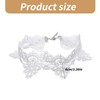 Vintage Lace Choker Necklace Stylish Pendant Adjustable Length Elegant Collar