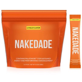 Nakedade Citrus – Performance Enhancing Sports Drink Powder - Electrolyte Powder – No GMOs or Artificial Sweeteners, Gluten-Free, Soy-Free, Dairy-Free –