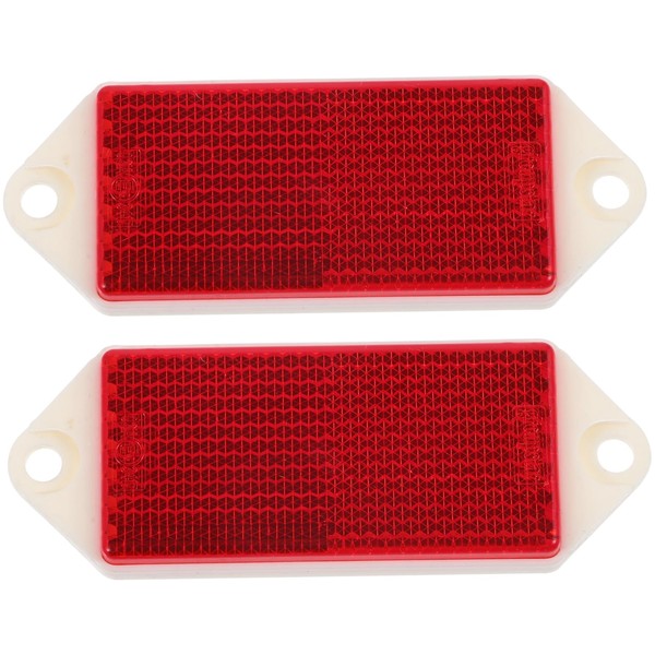 BUGUUYO Safety 2pcs Rectangular Reflective Warning Reflectors Vis for Driveway
