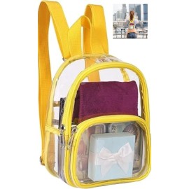 Unbranded Heavy Duty Clear Backpack Waterproof Transparent Sling Bag See Through Bookbag