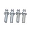 4 pcs/set SHLPDFM Silver 10mm Ball Studs with Hardware 5/16-18