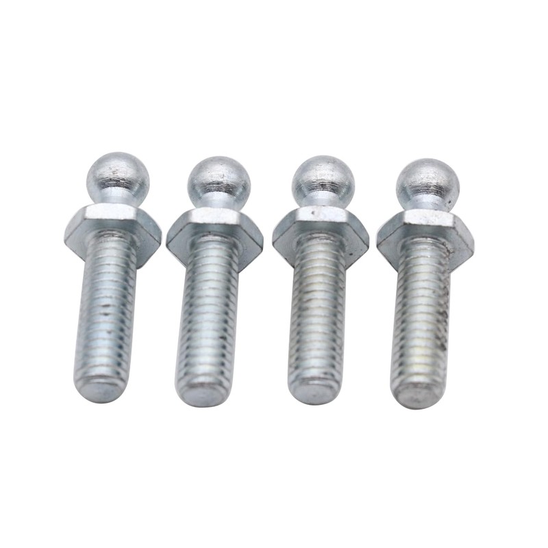 4 pcs/set SHLPDFM Silver 10mm Ball Studs with Hardware 5/16-18