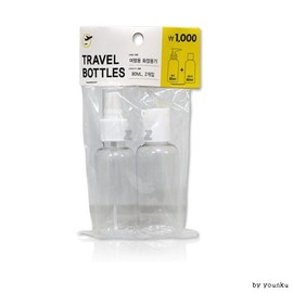 Travel Cosmetic Container 80ml 2P-TJ/Cosmetics/Empty Bottle/Lotion/Camping 10ea