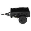 RC Car Hitch Trailer Aluminum Alloy Antislip Rubber Tire Rustproof