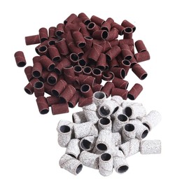 Ipetboom 2sets Nail Sanding Bands () Professional Sanding Sleeves for Manicure Accessories Nail Drill Use 2packs*2